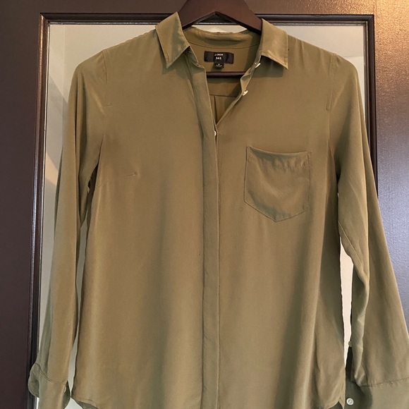 JCrew silk blouse - Picture 1 of 4